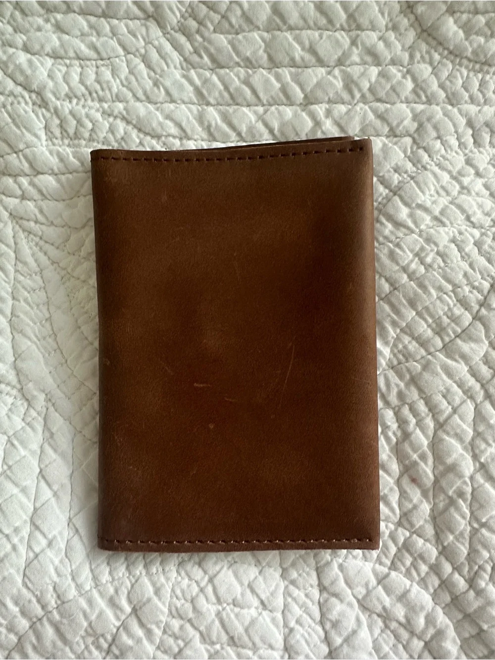 ABLE Brown Leather Card & Key Holder